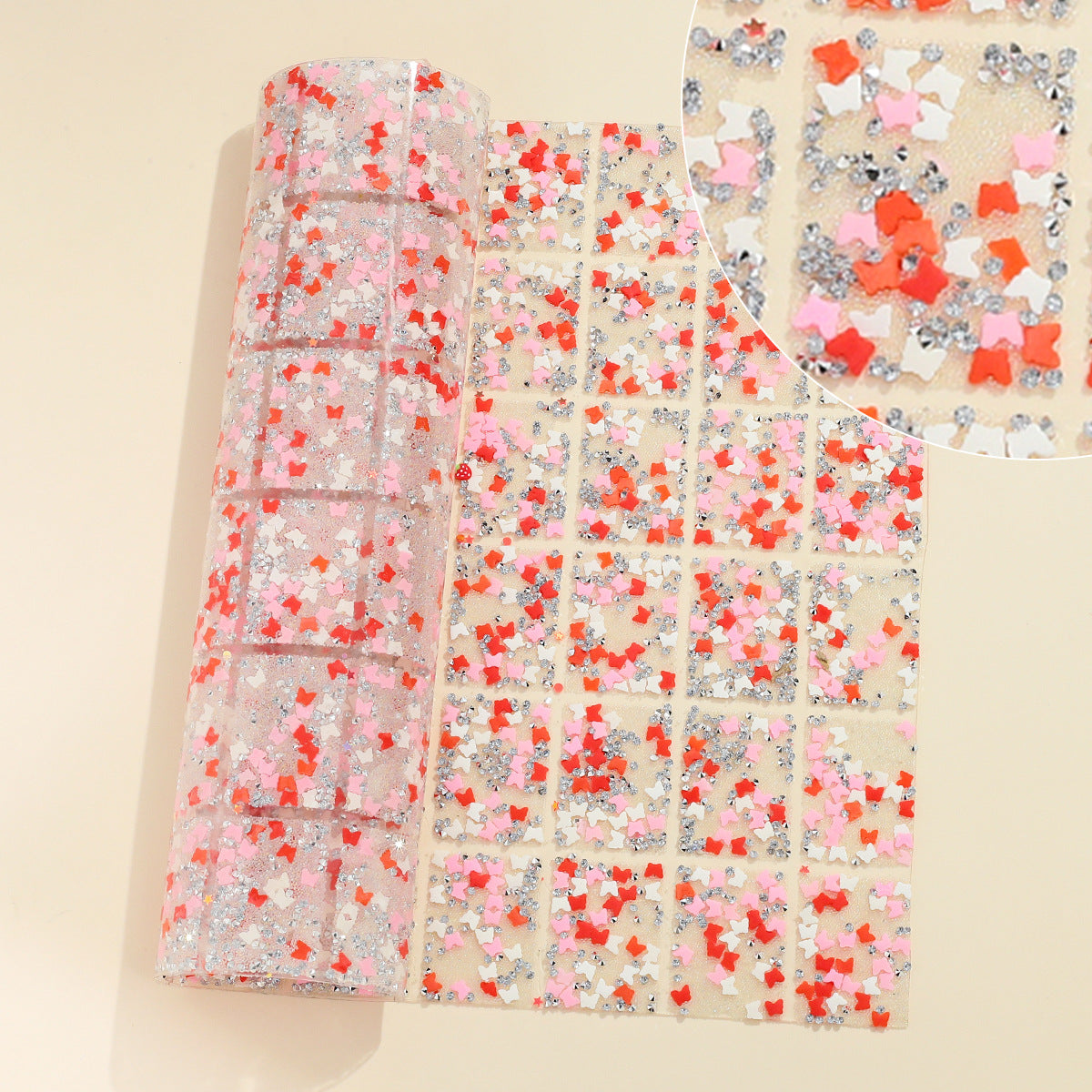 Wholesale DIY pen stickers geometric special-shaped resin hot melt double-sided adhesive backing diamond piece